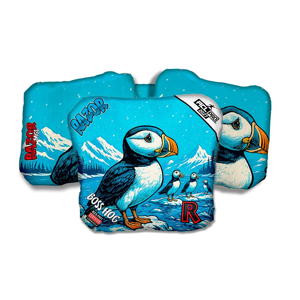 Boss Hog PRO Alaskan Puffin Cornhole Bags