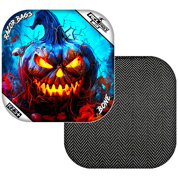 Bone | Pumpkin 1 | ACL PRO Razor Cornhole Bags