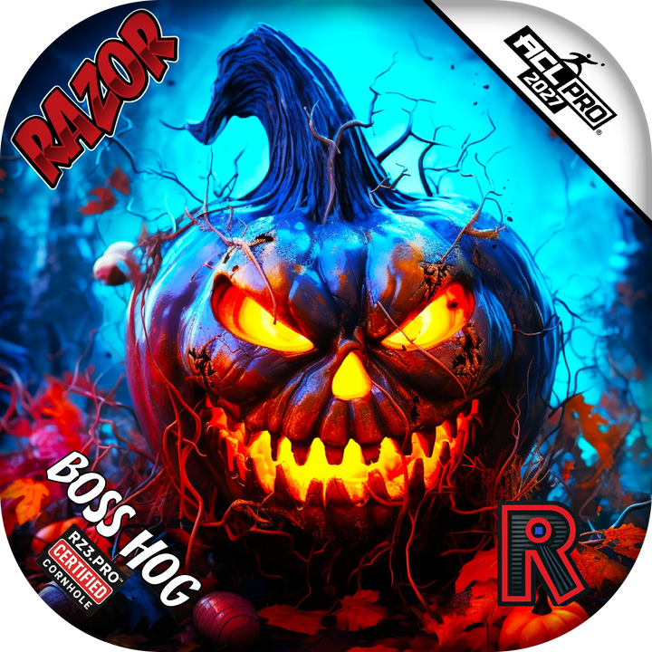Boss Hog PRO Pumpkin 1 ACL PRO Razor Cornhole Bags Cornhole Bags