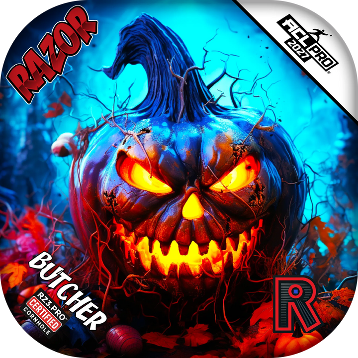Butcher PRO Pumpkin 1 ACL PRO Razor Cornhole Bags Cornhole Bags