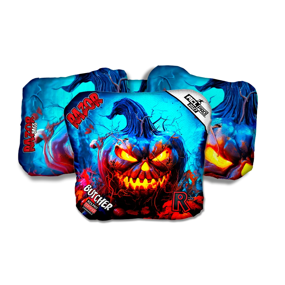 Butcher PRO Pumpkin 1 ACL PRO Razor Cornhole Bags Cornhole Bags