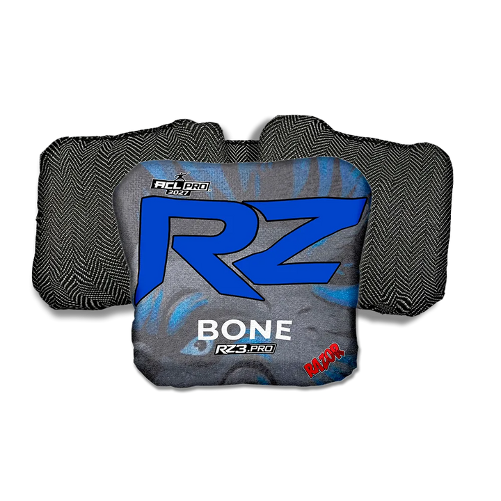 Bone PRO RZ Series Black Back Cornhole Bags