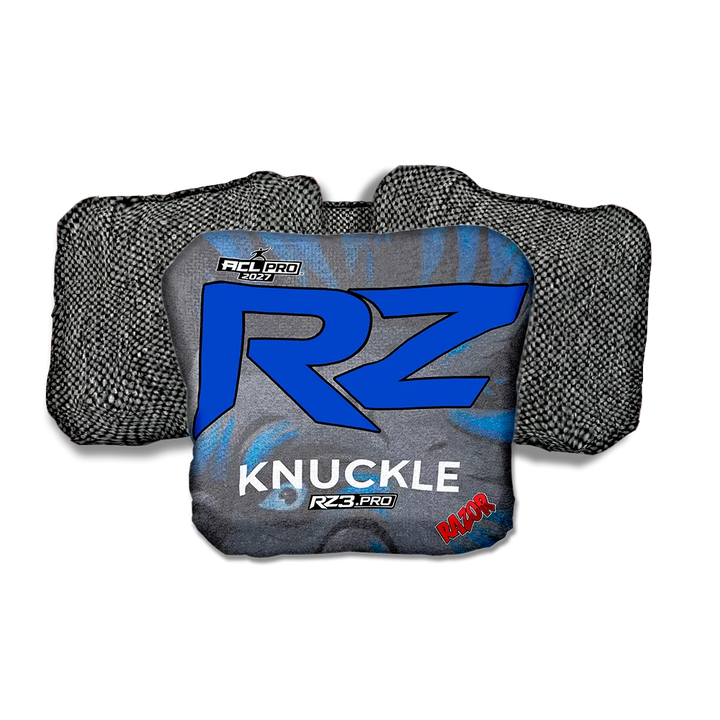 Knuckle PRO RZ Series Gray Back Cornhole Bags