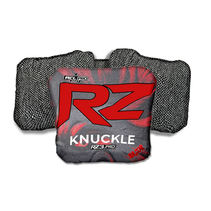 Knuckle PRO RZ Series Gray Back Cornhole Bags