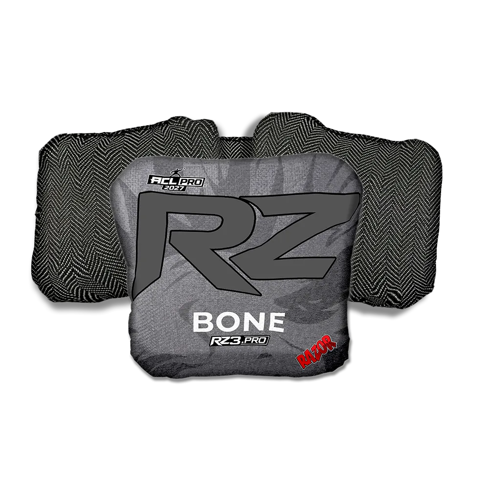 Bone PRO RZ Series Black Back Cornhole Bags