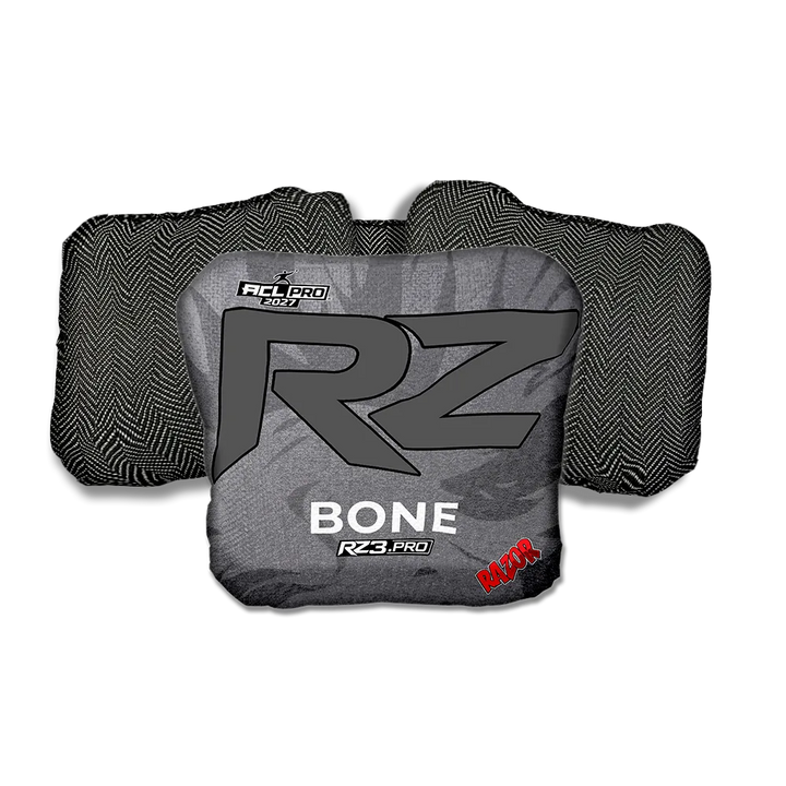 Bone PRO RZ Series Black Back Cornhole Bags