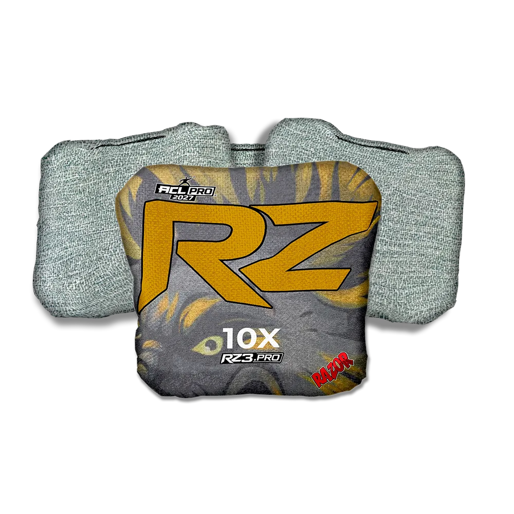 10 X PRO RZ Series Light Back Cornhole Bags