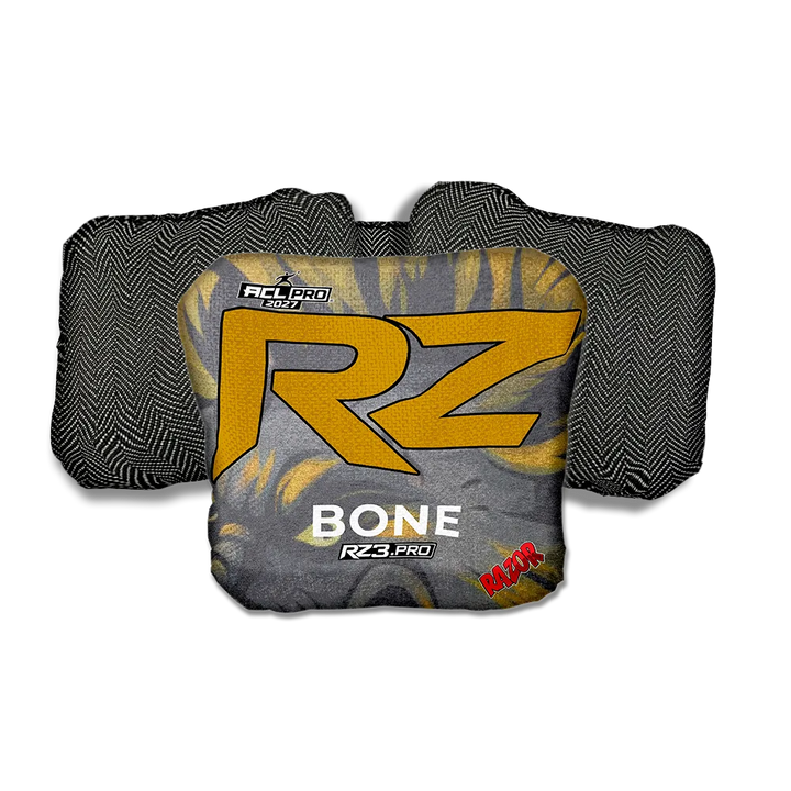 Bone PRO RZ Series Black Back Cornhole Bags