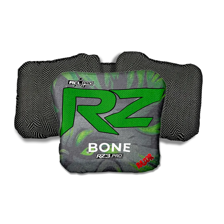 Bone PRO RZ Series Black Back Cornhole Bags