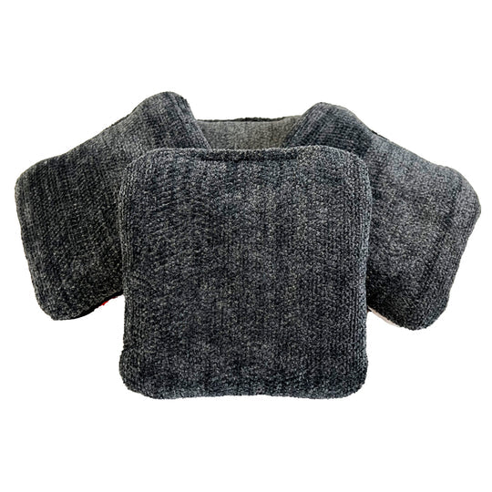 Gray textured Cornhole bags object on a white background