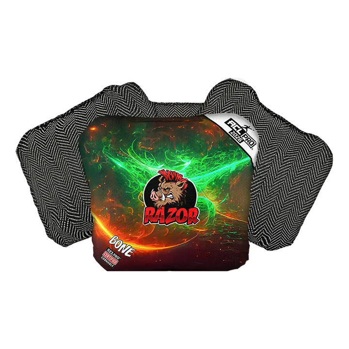 Bone | Aurora | ACL PRO Razor Cornhole Bags