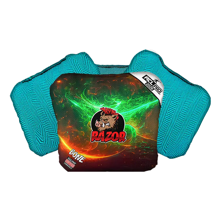 Bone | Aurora | ACL PRO Razor Cornhole Bags