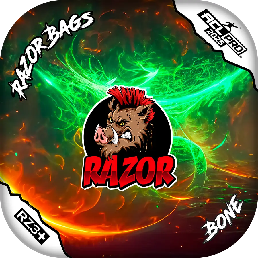 Bone | Aurora | ACL PRO Cornhole Bags by Razor Bags (Razor Cornhole)