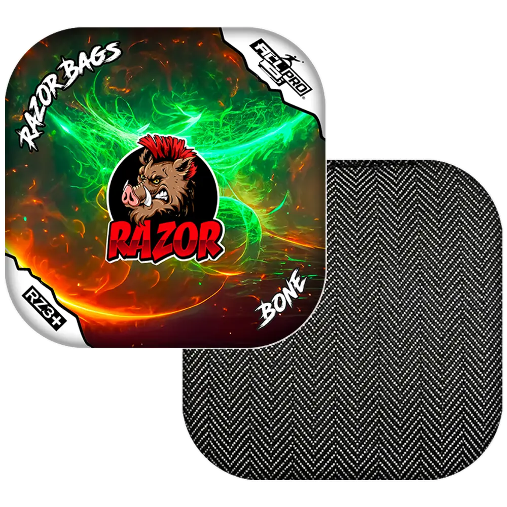 Bone | Aurora | ACL PRO Razor Cornhole Bags
