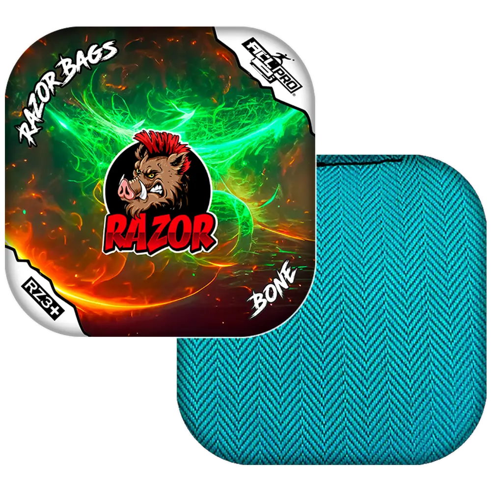 Bone | Aurora | ACL PRO Razor Cornhole Bags