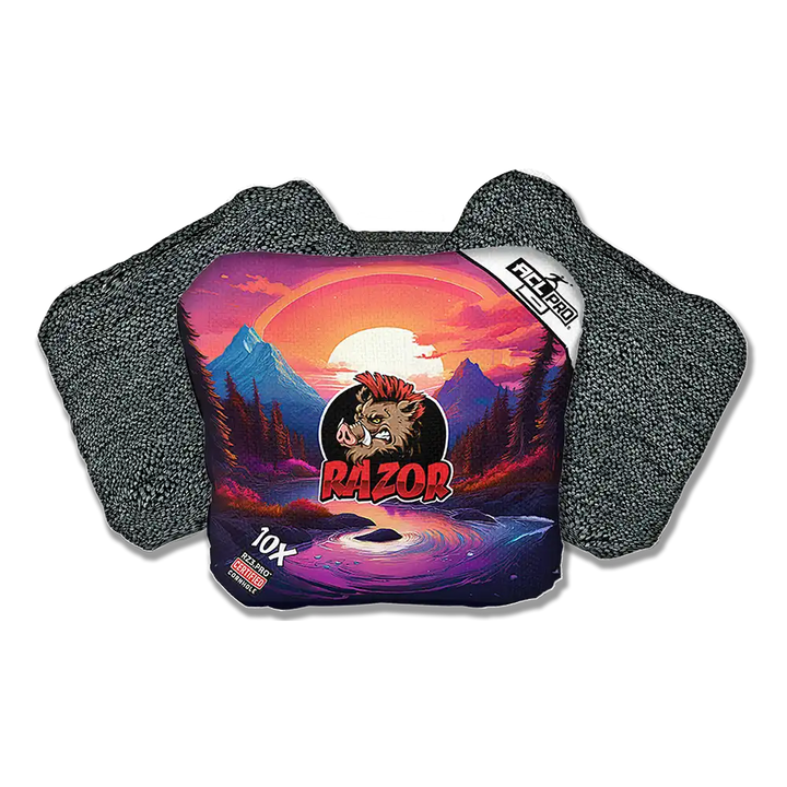 10X | Sunset | ACL PRO Razor Cornhole Bags