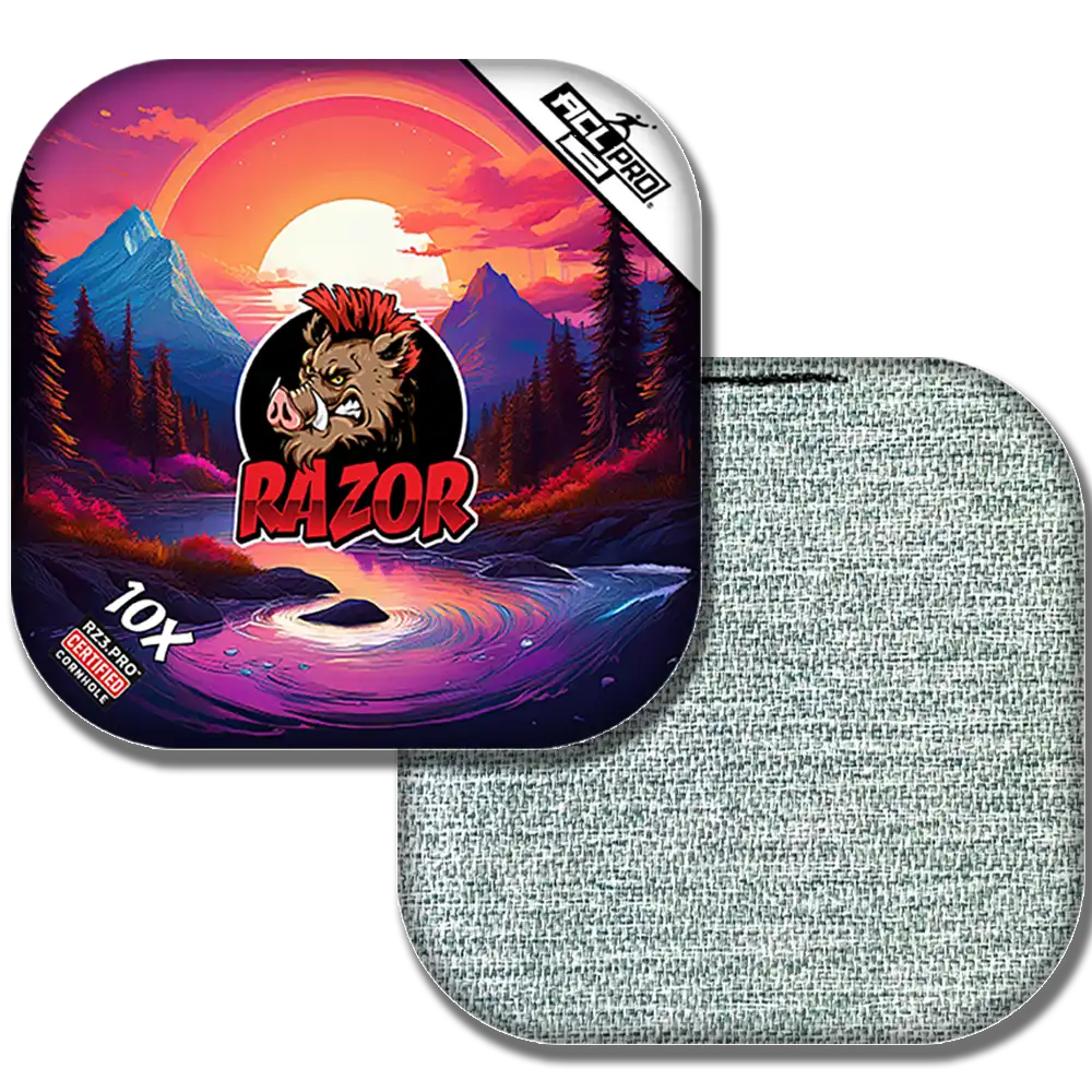 10X | Sunset | ACL PRO Razor Cornhole Bags