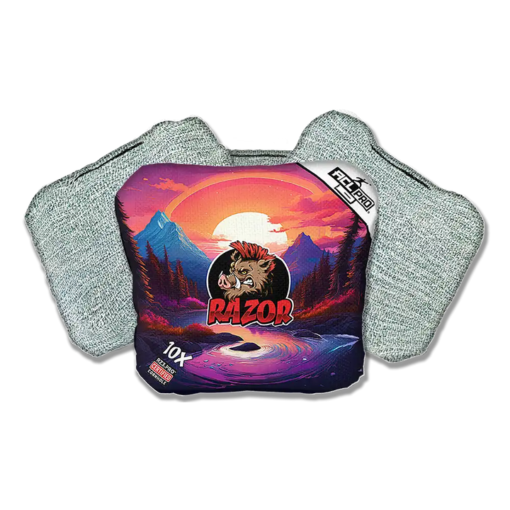 10X | Sunset | ACL PRO Razor Cornhole Bags