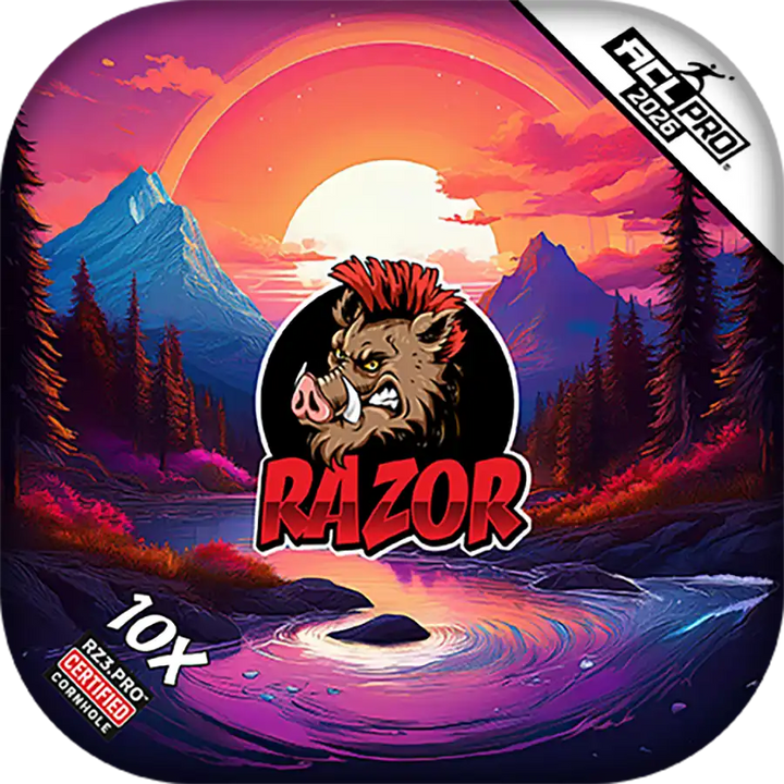 10X | Sunset | ACL PRO Razor Cornhole Bags