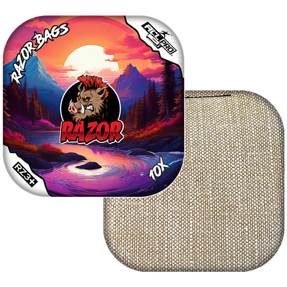 10X | Sunset | ACL PRO Razor Cornhole Bags