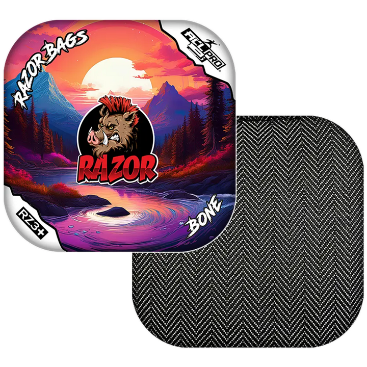Bone | Sunset | ACL PRO Razor Cornhole Bags