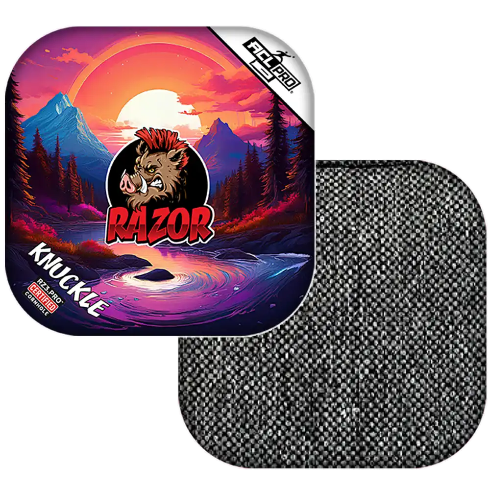 Knuckle | Sunset | ACL PRO Razor Cornhole Bags