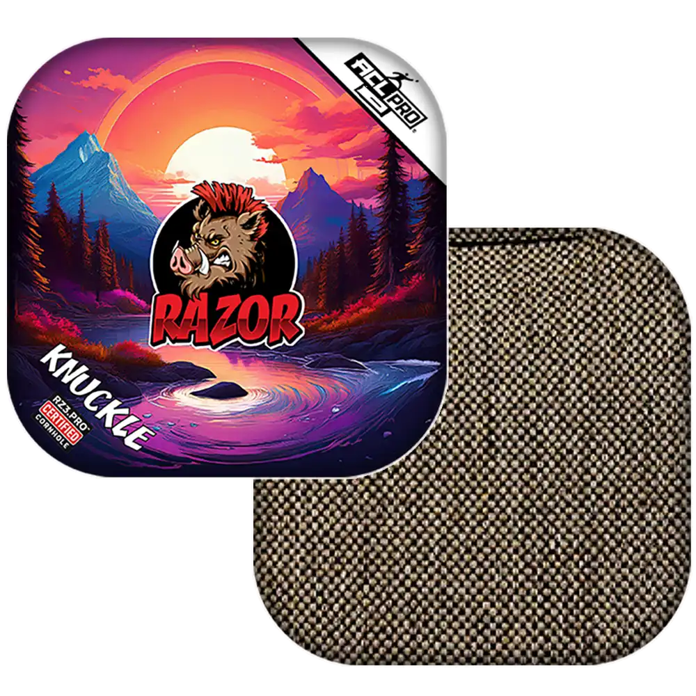 Knuckle | Sunset | ACL PRO Razor Cornhole Bags