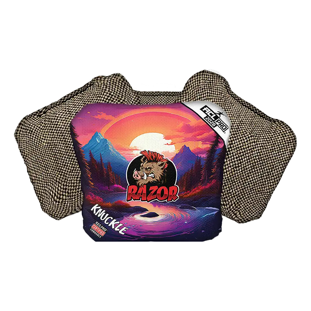 Knuckle | Sunset | ACL PRO Razor Cornhole Bags