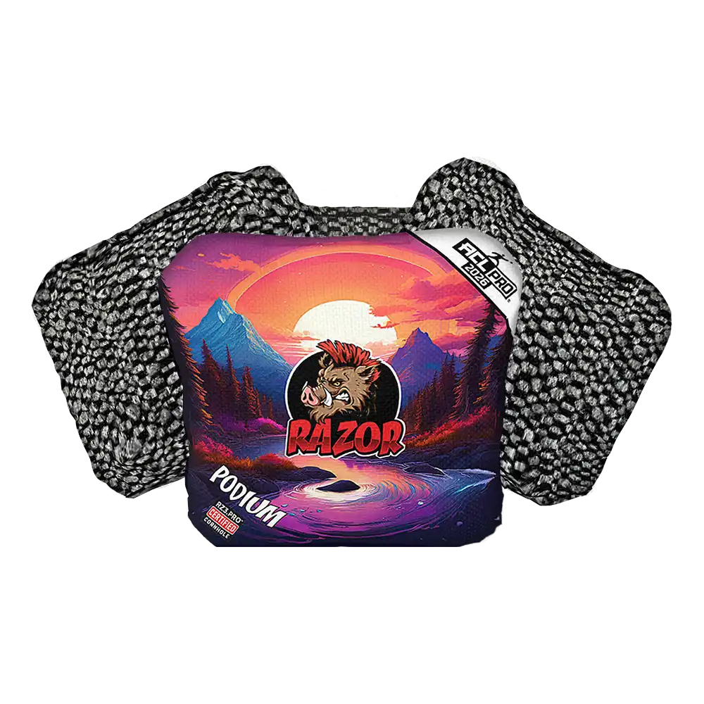 Podium | Sunset | ACL PRO Razor Cornhole Bags