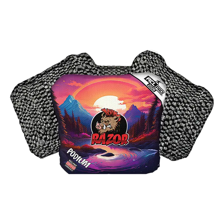 Podium | Sunset | ACL PRO Razor Cornhole Bags