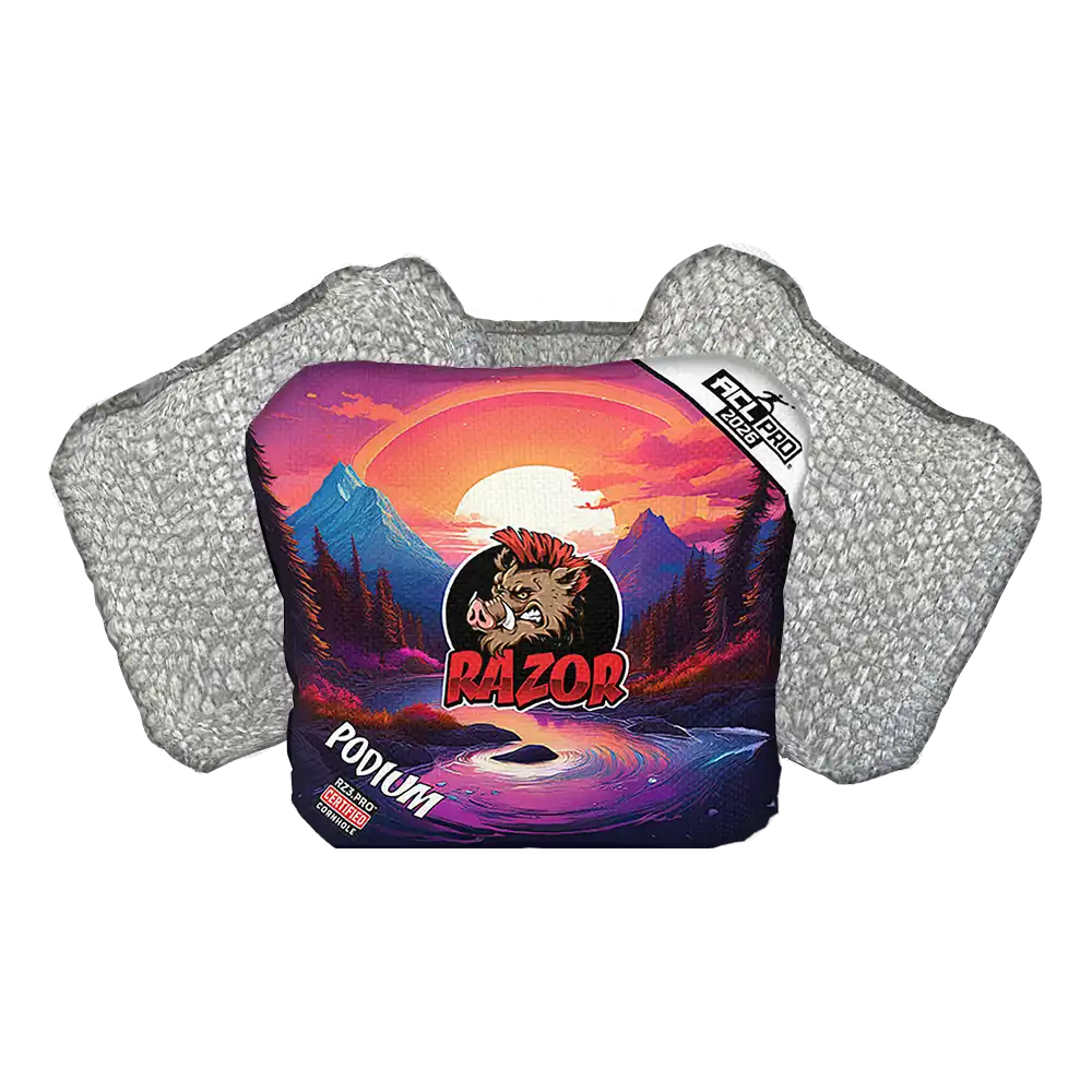 Podium | Sunset | ACL PRO Razor Cornhole Bags