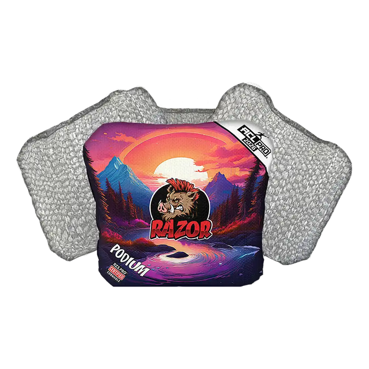 Podium | Sunset | ACL PRO Razor Cornhole Bags