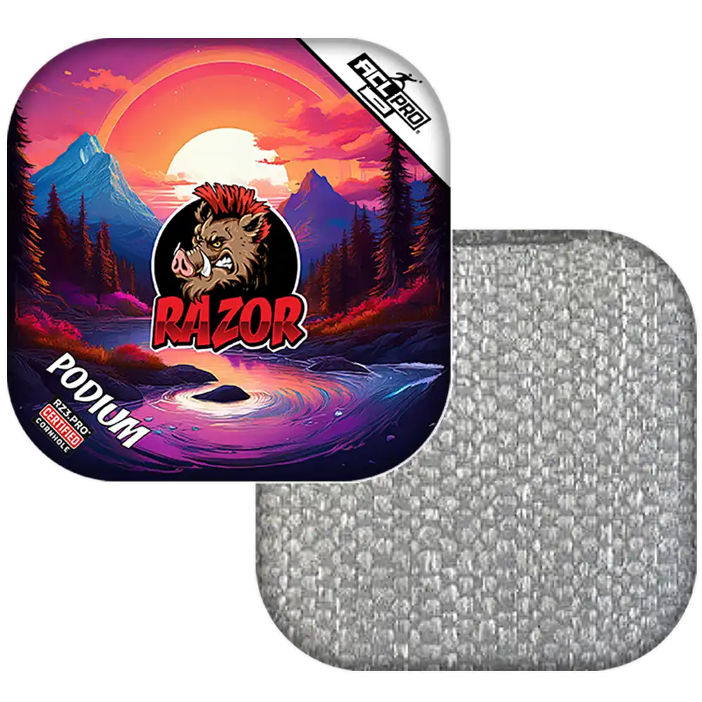 Podium | Sunset | ACL PRO Razor Cornhole Bags