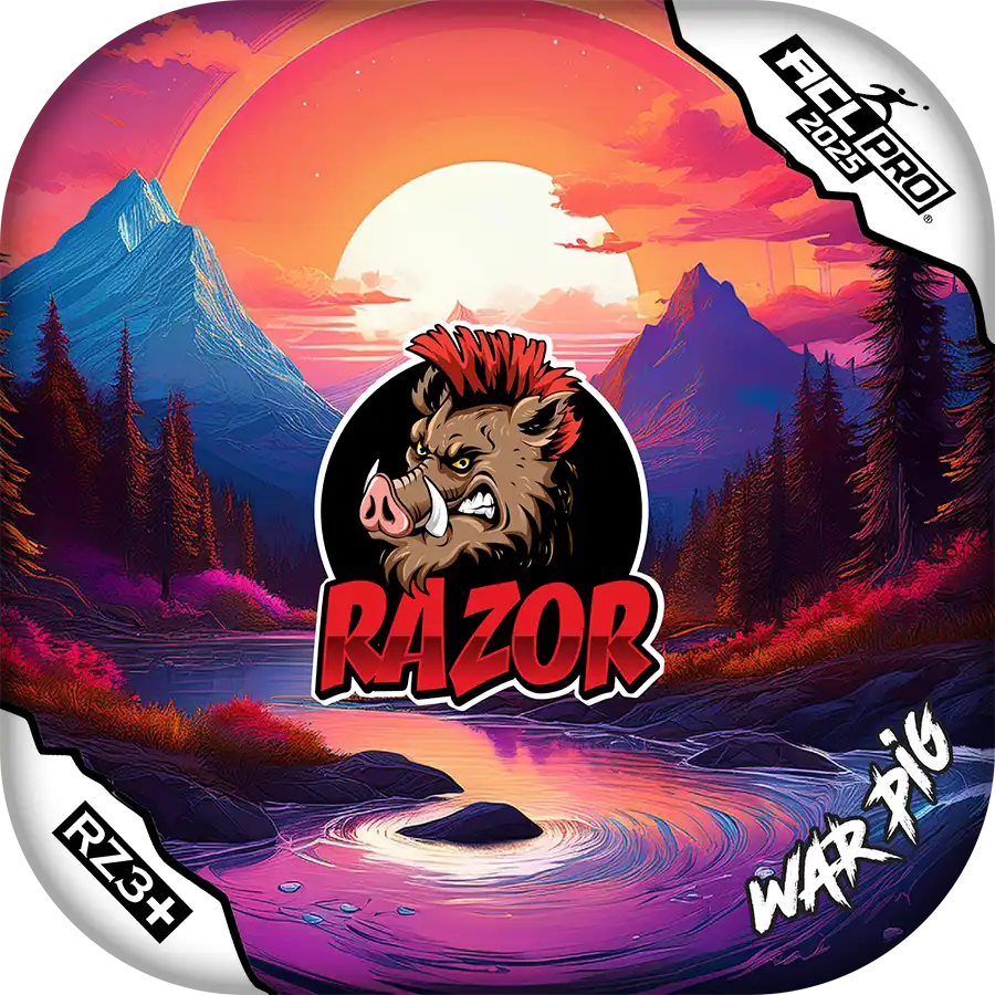 War Pig | Sunset | ACL PRO Cornhole Bags by Razor Bags (Razor Cornhole)
