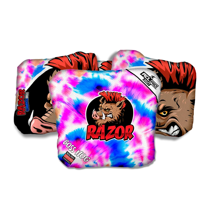 Boss Hog PRO Razor Tie Dye Cornhole Bags