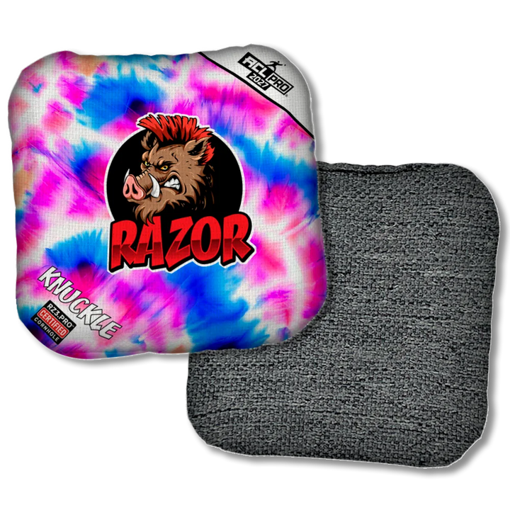 Knuckle PRO Razor Tie Dye Black Back Product View
