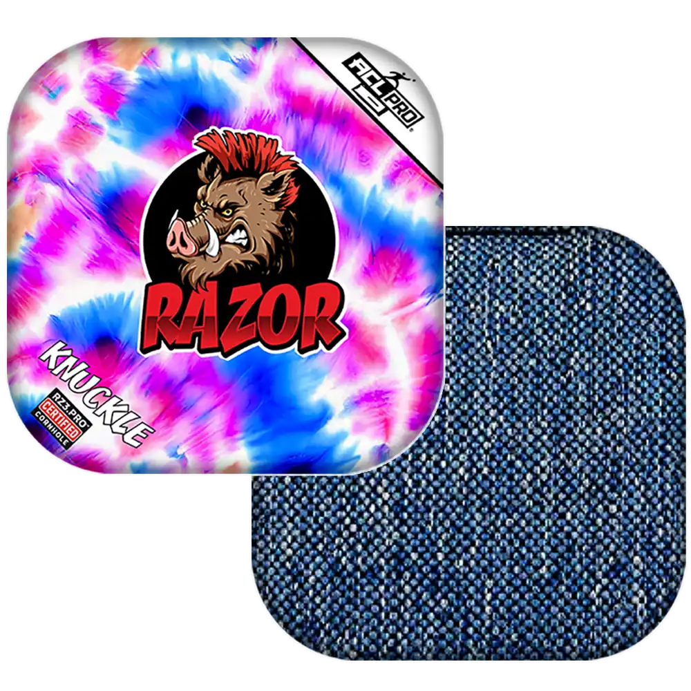 Knuckle | Razor Tie Dye | ACL PRO Razor Cornhole Bags