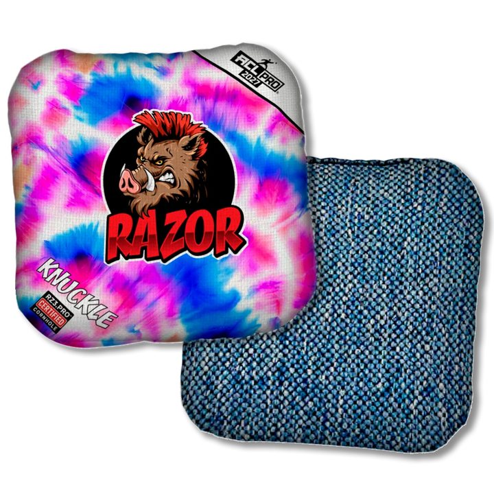 Knuckle PRO Razor Tie Dye Blue Back Product View