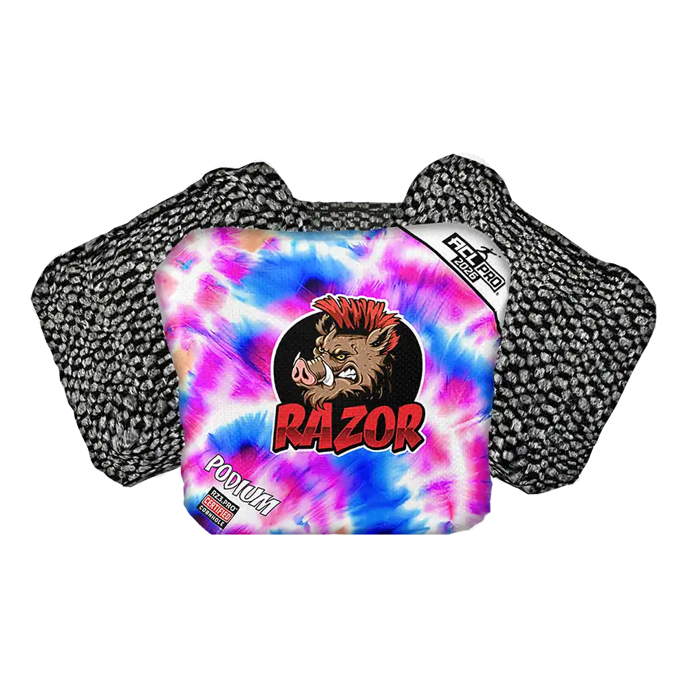 Podium | Razor Tie Dye | ACL PRO Razor Cornhole Bags