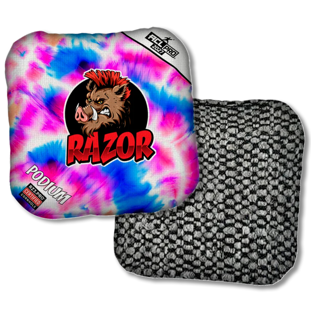 Podium PRO Razor Tie Dye Black Back Product View