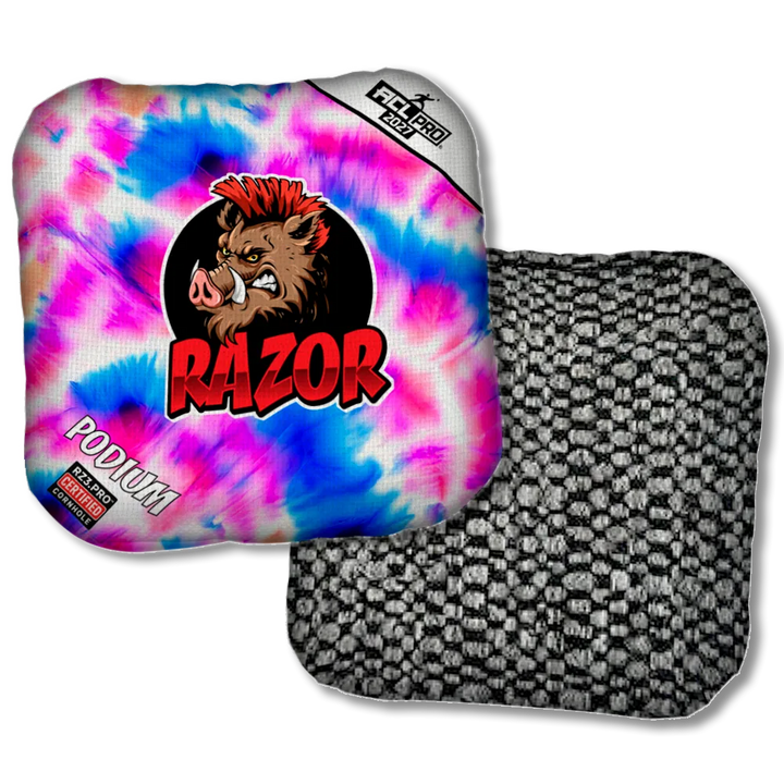 Podium PRO Razor Tie Dye Black Back Product View