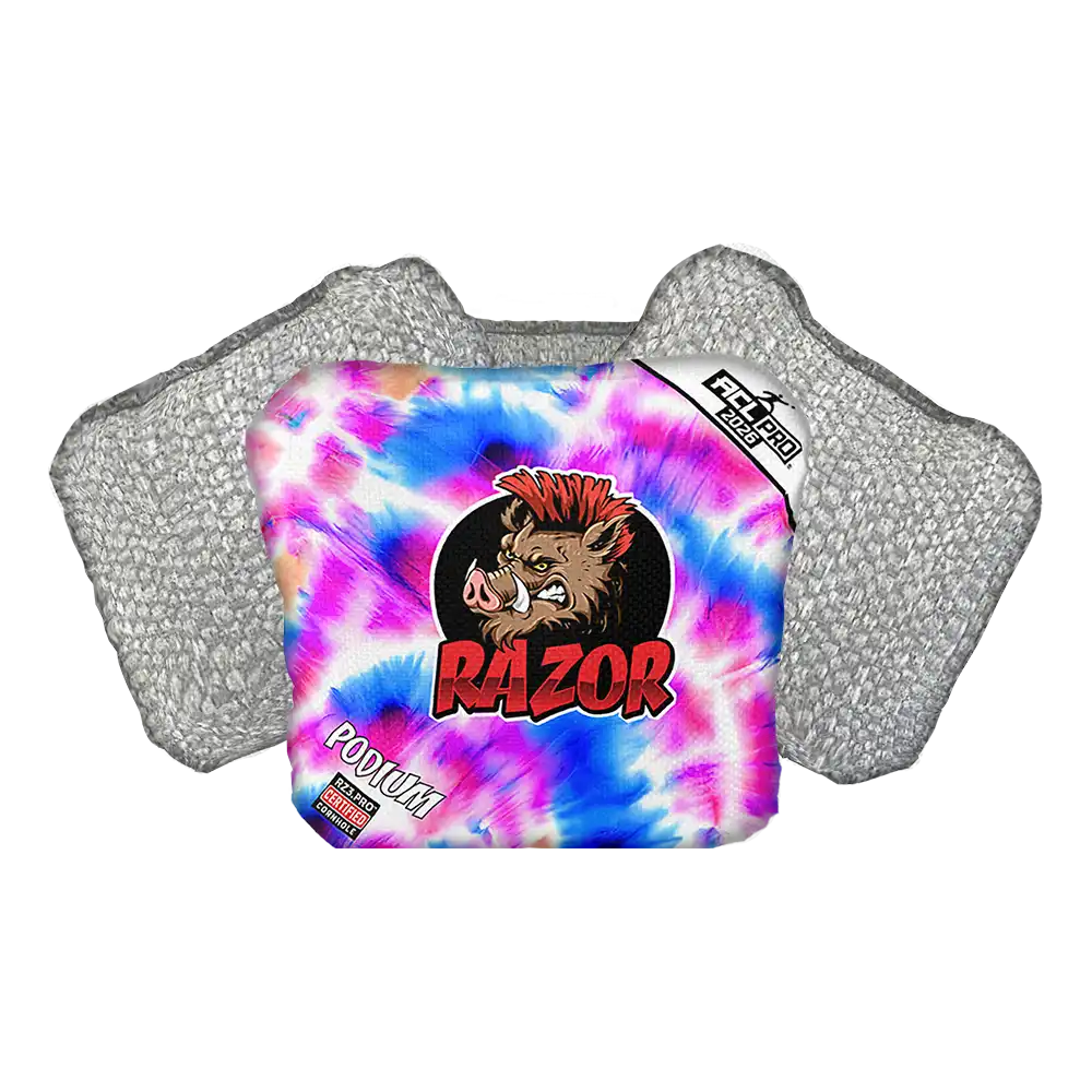 Podium | Razor Tie Dye | ACL PRO Razor Cornhole Bags