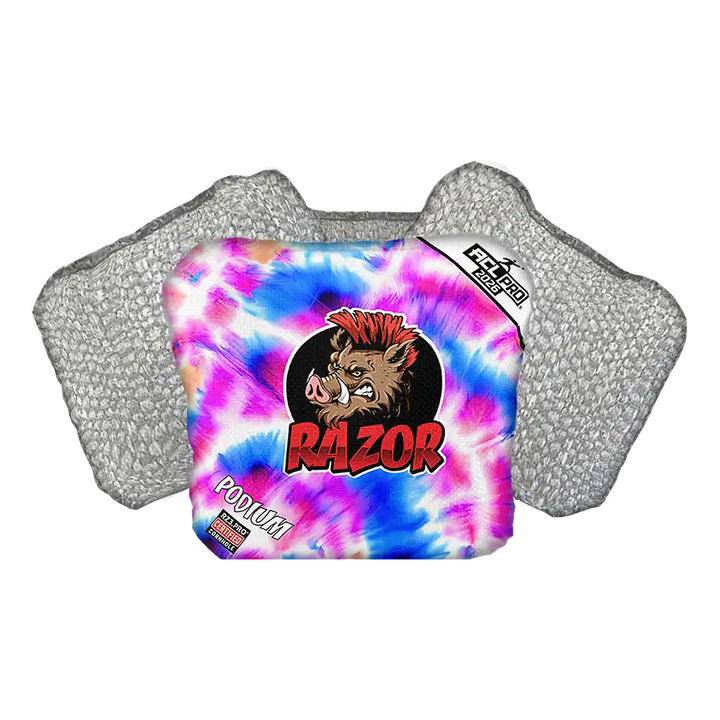 Podium | Razor Tie Dye | ACL PRO Razor Cornhole Bags