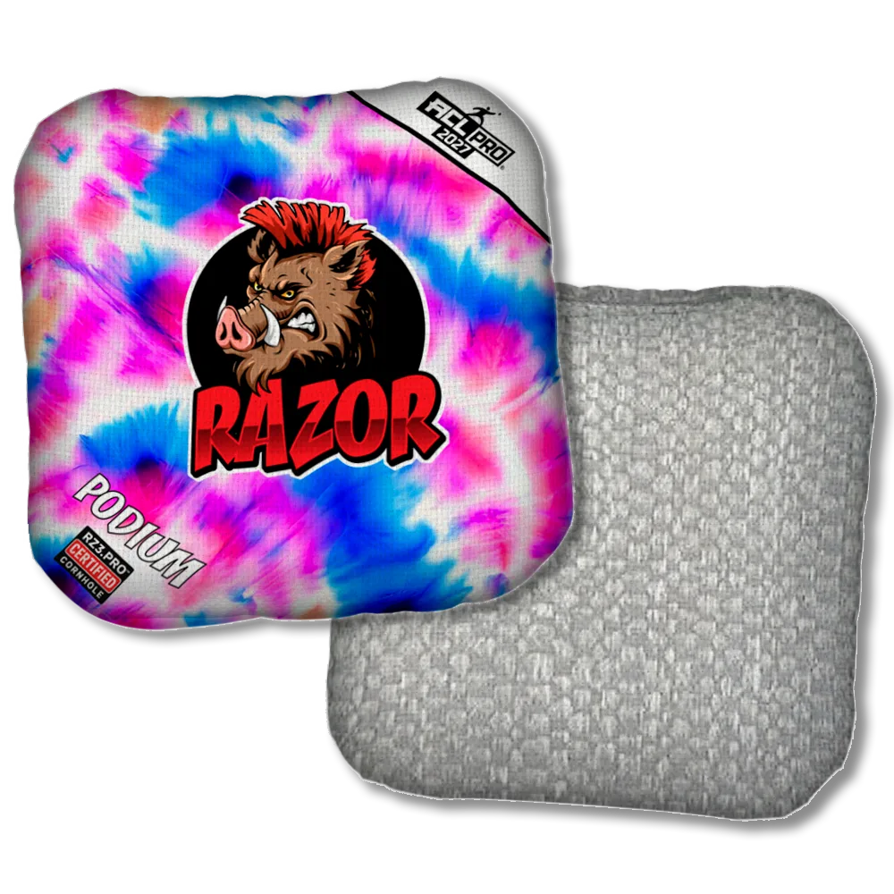 Podium PRO Razor Tie Dye Silver Back Product View