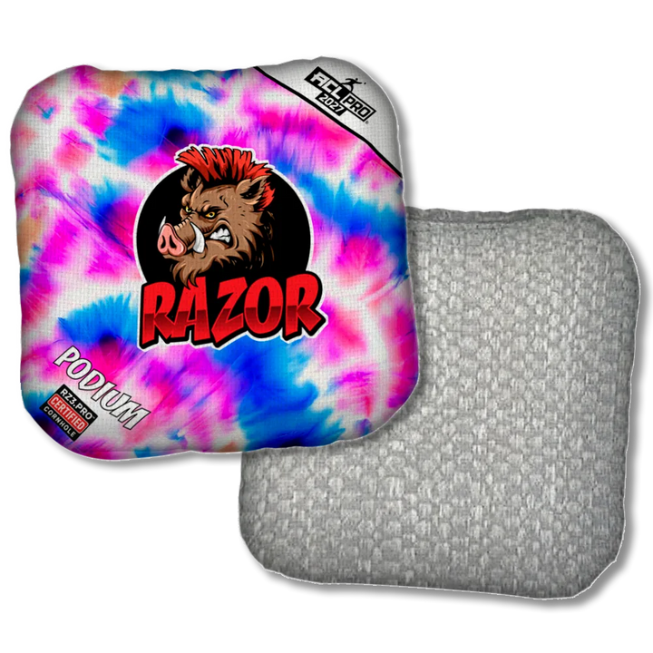 Podium PRO Razor Tie Dye Silver Back Product View