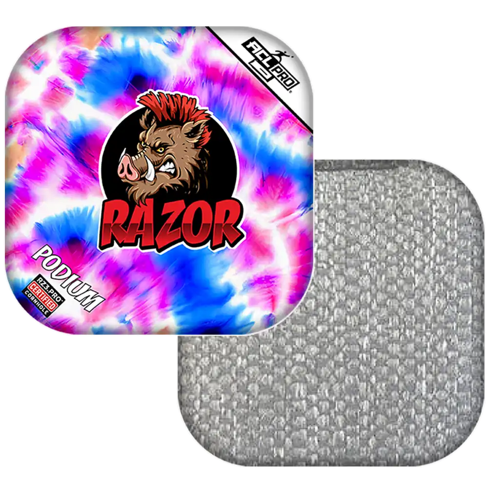 Podium | Razor Tie Dye | ACL PRO Razor Cornhole Bags