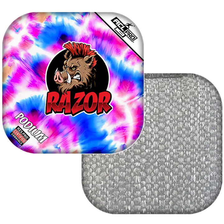 Podium | Razor Tie Dye | ACL PRO Razor Cornhole Bags