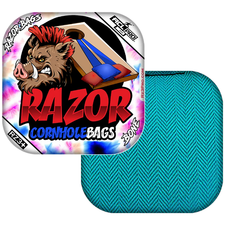Bone | Razor Tie Dye | ACL PRO Razor Cornhole Bags