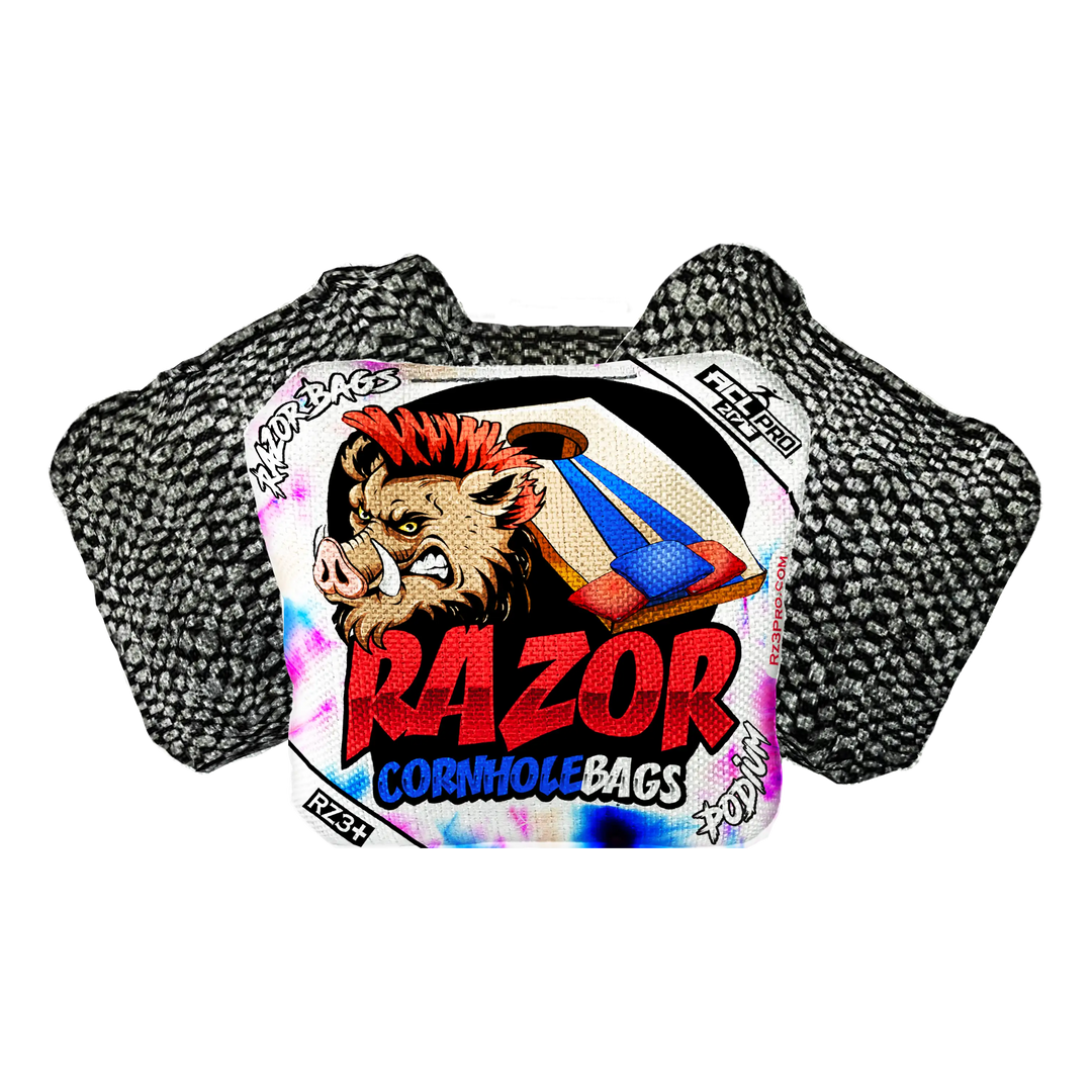 Podium | Razor Tie Dye | ACL PRO Razor Cornhole Bags