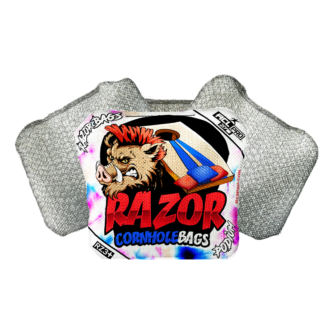 Podium | Razor Tie Dye | ACL PRO Razor Cornhole Bags